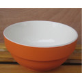 Haonai 7inch colored ceramic bowl custom food bowl porcelain bowl houseware